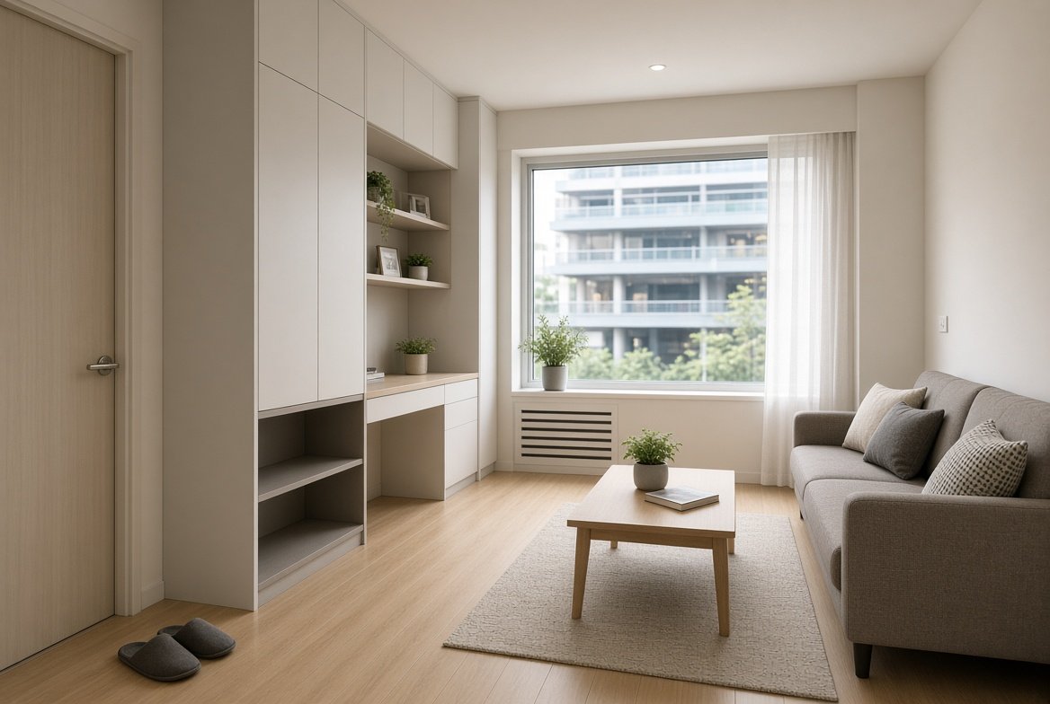 Singapore HDB flat interior after renovation